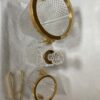 1970 'Champagne Bucket, Ice Cubes and Diamond Point Crystal Bottle With Gilt Bronze Lion Heads - Image 12