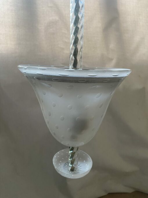 1950/70′ Lustre Cristal Murano  Forme Ananas par Barovier & Toso H 92 Ø 37 cm – Image 10