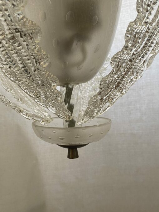1950/70′ Lustre Cristal Murano  Forme Ananas par Barovier & Toso H 92 Ø 37 cm – Image 25