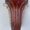 1970′ Vase Cristal Murano Violine et Or Signé Toso H 32 cm – Image 2