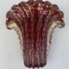 1970′ Violine and Gold Murano Crystal Vase Signed Toso H 31 cm - Image 5