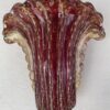 1970′ Violine and Gold Murano Crystal Vase Signed Toso H 31 cm - Image 3