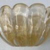 1970′ Vasque Cristal Murano Avec Paillons D’ Or Signés Archimede Seguso Murano  H 13 cm 21 X 15 CM – Image 3