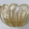 1970′ Vasque Cristal Murano Avec Paillons D’ Or Signés Archimede Seguso Murano  H 13 cm 21 X 15 CM – Image 4