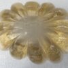 1970′ Vasque Cristal Murano Avec Paillons D’ Or Signés Archimede Seguso Murano  H 13 cm 21 X 15 CM – Image 6