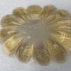 1970′ Vasque Cristal Murano Avec Paillons D’ Or Signés Archimede Seguso Murano  H 13 cm 21 X 15 CM – Image 7