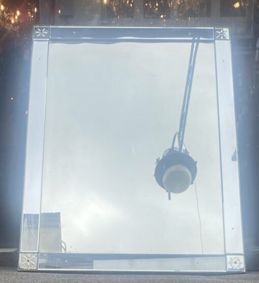 1900/20′Paire  Miroirs Venise à Fleurs Et Sobres 161 x 120 cm – Image 16