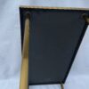 1970′ Table D' Appoint Rectangulaire Maison Baguès Laiton et Bronze Plateaux Miroir Oxydé Vieilli et Paquerette 60,5 X 30,5 X H 55,5 cm – Image 8