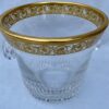 1970′ Crystal Champagne Bucket Signed St Louis Golden Decors Model Thistle - Image 3