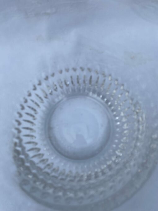 1970′ Crystal Champagne Bucket Signed St Louis Golden Decors Model Thistle - Image 5