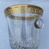 1970′ Crystal Champagne Bucket Signed St Louis Golden Decors Model Thistle - Image 6