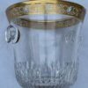 1970′ Crystal Champagne Bucket Signed St Louis Golden Decors Model Thistle - Image 9