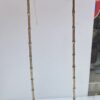 1970′ Pair Of Floor Lamps In Gilt Bronze Maison Baguès Bamboo Model H 160 cm