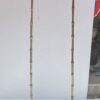 1970′ Pair Of Floor Lamps In Gilt Bronze Maison Baguès Bamboo Model H 160 cm - Image 3
