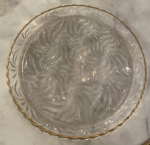 1900' Signed Baccarat Night Service 6 Pieces With Gilding - Image 15