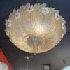 1970/80′ Murano Glass Or Crystal Ceiling Lamp Barovier & Toso Ø 80 cm