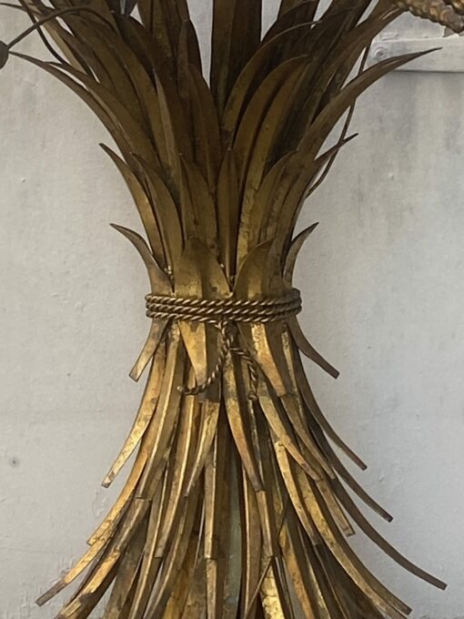 1970′ Wheat Sheaf Console Model After Goosens Golden Metal DLG Coco Chanel 64 X H 79 cm - Image 2