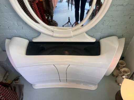 1970' Coiffeuse Signée DBM Mobili 190 x 65 X H 210 cm – Image 15