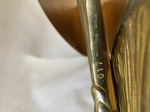 1965' Maison Charles Lampe Sculpture Byblos Decor Papyrus En Bronze Signée – Image 13