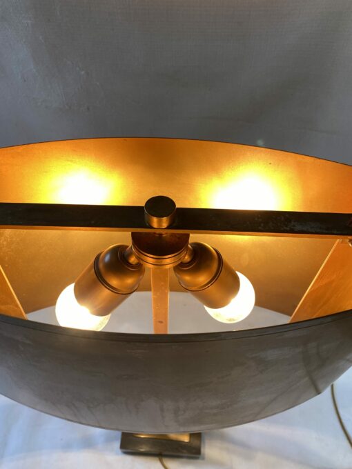 1965' Maison Charles Lampe Sculpture Byblos Decor Papyrus En Bronze Signée – Image 16