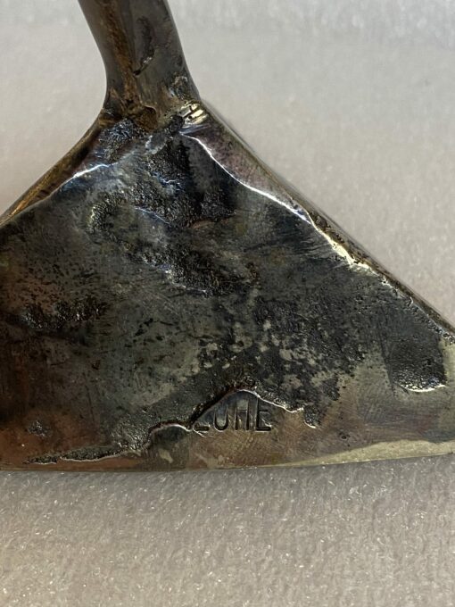 1970/80 Papillon En Bronze Et Pâte De Verre, Sculpture Signée LOHE – Image 4