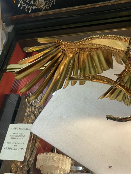 1970′ Perched Eagle With Outstretched Wings RICHARD AND ISABELLE FAURE for HONORÉ – PARIS Or Fernandez Or Duval Brasseur - Image 12