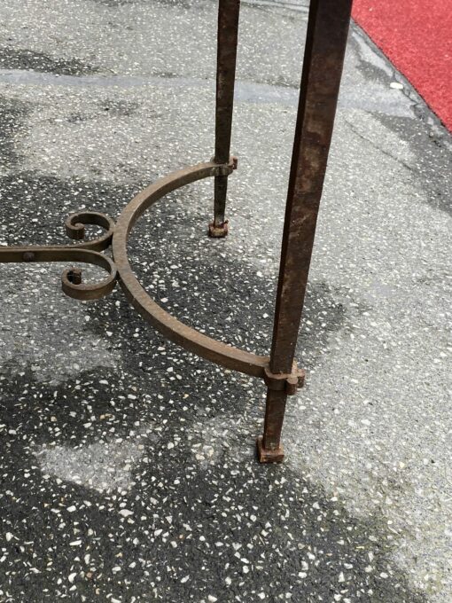 1950/70 Wrought Iron Coffee Table With Correze Slate Top Spacer 90.5 X 45.5 X H 45 cm - Image 16