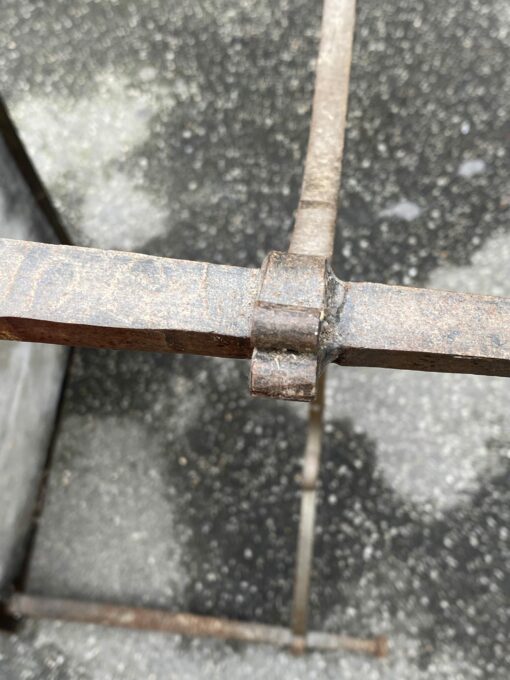 1950/70 Wrought Iron Coffee Table With Correze Slate Top Spacer 90.5 X 45.5 X H 45 cm - Image 12