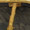 1970′ Maison Charles Oval Coffe Table, Jansen Or Baguès Palm Tree Decor in Gilt Bronze with Aged Mirror Tops 112 X 48 X H 40 CM - Image 11