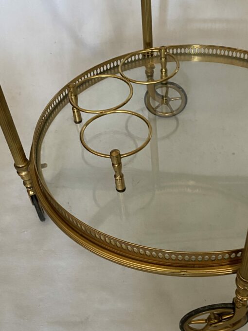 1970 ‘ Maison Bagués Trolley In Brass And Gilt Bronze Ø 58 H 68 cm - Image 12