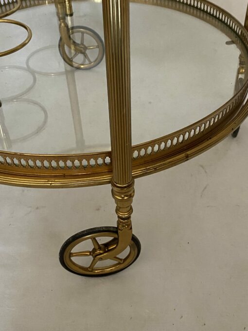 1970 ‘ Maison Bagués Trolley In Brass And Gilt Bronze Ø 58 H 68 cm - Image 11