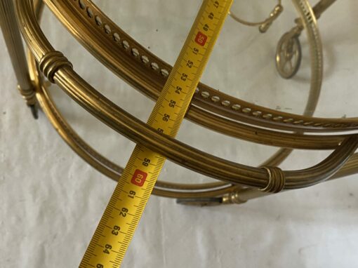 1970 ‘ Maison Bagués Trolley In Brass And Gilt Bronze Ø 58 H 68 cm - Image 6