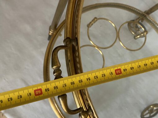 1970 ‘ Maison Bagués Trolley In Brass And Gilt Bronze Ø 58 H 68 cm - Image 5