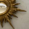 1950/70' Convex Sun Mirror, Golden Wood – Diameter 50 cm - Image 4
