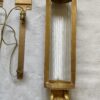 1970’Pair Of Wall Lamps In Brass With Glass Tubes In The Style Of Genet Michon Or Petitot H 51 cm - Image 7