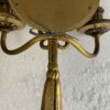 1950/70′  2 Pairs of Sconces in Gilted Bronze With Convex Mirror Petitot Signed - Image 8