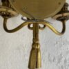 1950/70′  2 Pairs of Sconces in Gilted Bronze With Convex Mirror Petitot Signed - Image 9