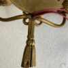 1950/70′  2 Pairs of Sconces in Gilted Bronze With Convex Mirror Petitot Signed - Image 10