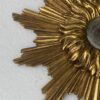 1950′ Miroir Soleil 2 Evolutions Bois Doré 75 Cm De Diamètre – Image 7
