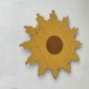 1950′ Miroir Soleil 2 Evolutions Bois Doré 75 Cm De Diamètre – Image 6