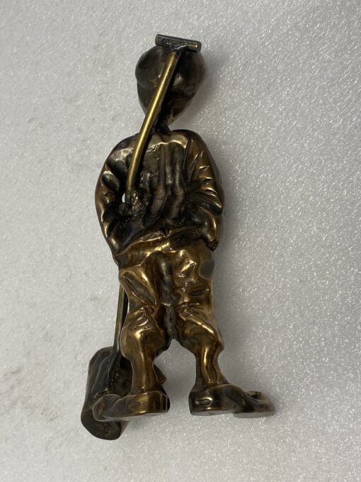 1970/80 'Le Fondeur' In Bronze, Sculpture Signed LOHE - Image 9