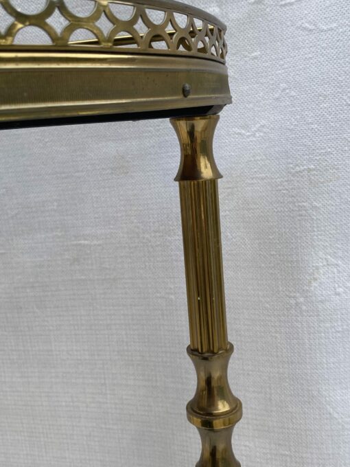 1970′ 1/2 Moon Console Gilt Bronze Maison Jansen 45 X 23 X H 79 cm - Image 8