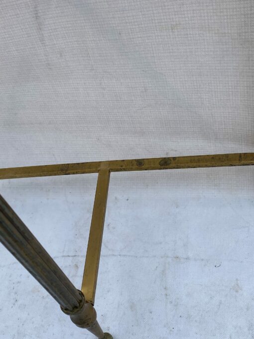 1970′ 1/2 Moon Console Gilt Bronze Maison Jansen 45 X 23 X H 79 cm - Image 7