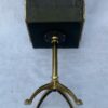1970' Chaise De Musicien Harpiste Bronze Et Cuir – Image 11
