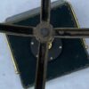 1970' Chaise De Musicien Harpiste Bronze Et Cuir – Image 7
