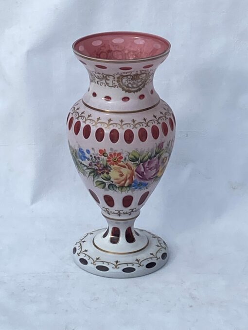 1950/60 Vase  Baccarat Overlay Ø 20 x H 42 cm