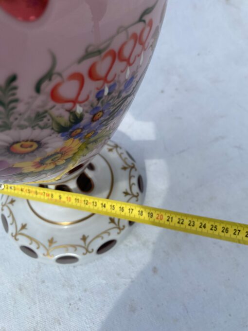 1950/60 Vase  Baccarat Overlay Ø 20 x H 42 cm – Image 4