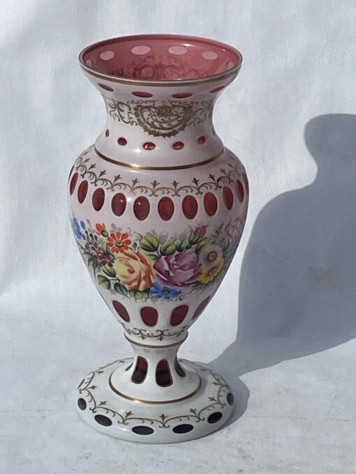 1950/60 Vase  Baccarat Overlay Ø 20 x H 42 cm – Image 3