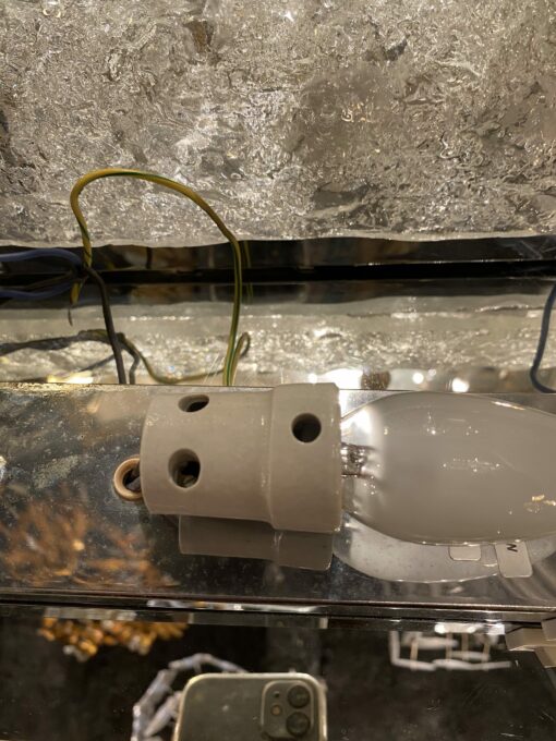 1950/70′ Pair Of DLG Murano Granite Glass Sconces, Kalmar H 50 X 7 X 10 cm - Image 4