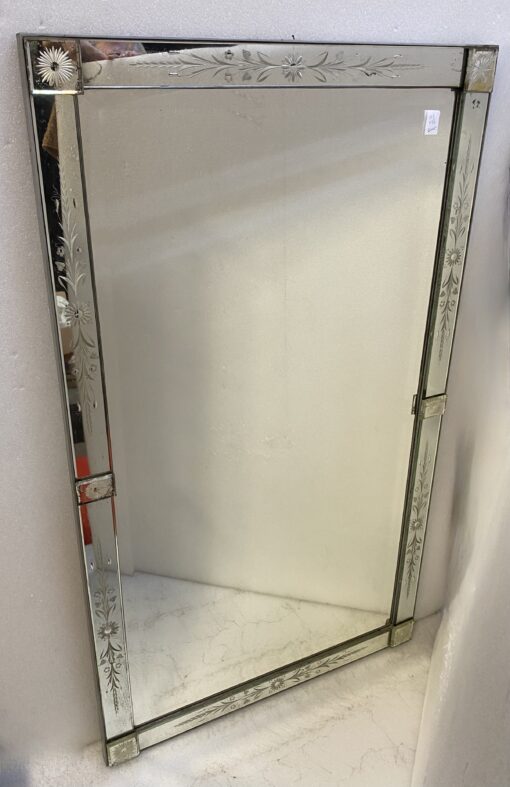 1950/70′ Venice Flower Mirror 132 x 77 cm - Image 14